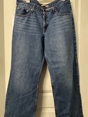 Levi's Blue Wide Leg Flare Jeans